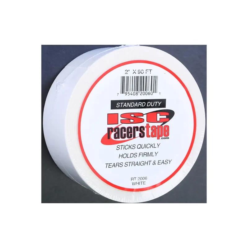Isc Racer’S White Adhesive Tape (2" X 90') – 10-2300W 1