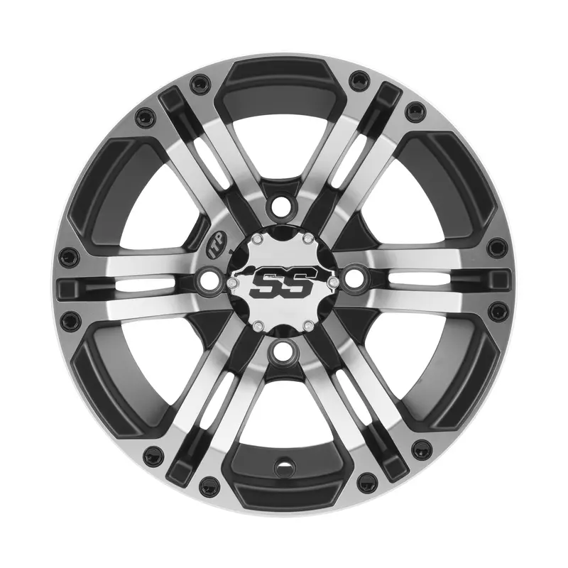 Itp Ss212 Machined Alloy Wheel – 12X7 Inches, 4/156 Bolt Pattern, 4+3 Offset – Model 57-40211 1