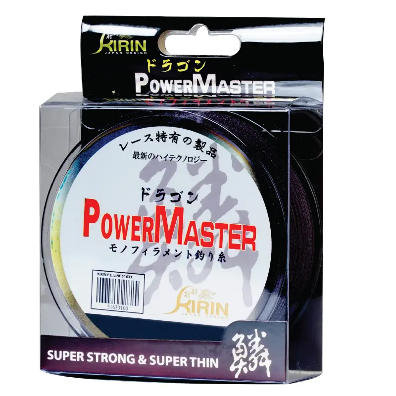 Kirin 150-Meter Dragon Master Black Pe Braid 1