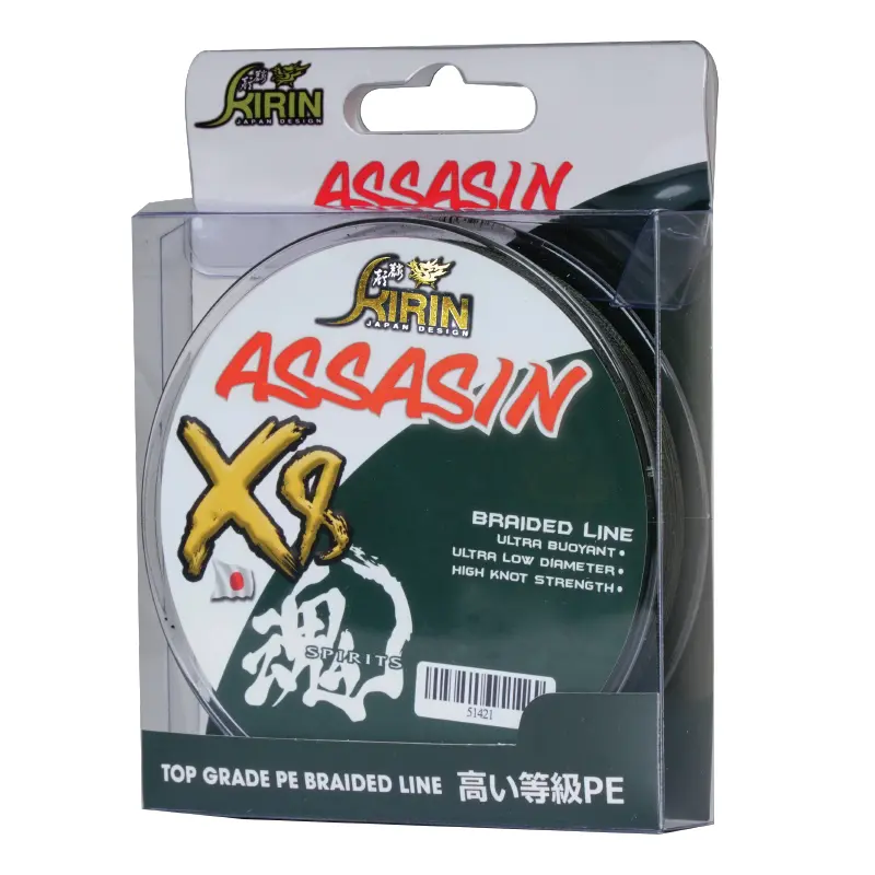 Kirin Assassin 150M 8-Strand Pe Braided Fishing Line – Green 1