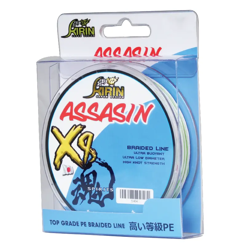 Kirin Assassin 150M 8-Strand Pe Braided Fishing Line – Multicolor 1