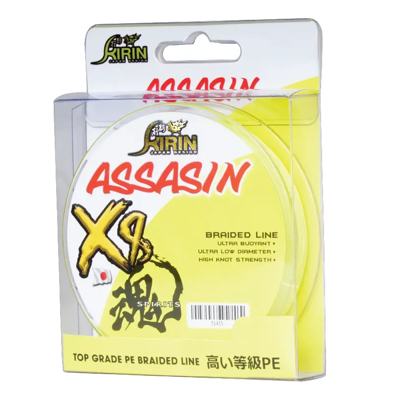 Kirin Assassin 300M 8X Pe Yellow Braided Fishing Line 1