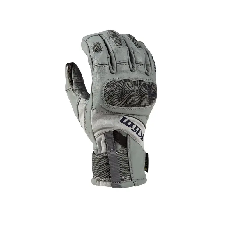Klim Adventure Gtx Short Glove – Monument Gray, Size 2X 1