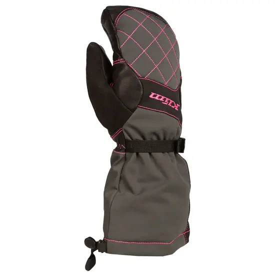 Klim Allure Mittens – Pink/Asphalt, Women'S Size 2X 1