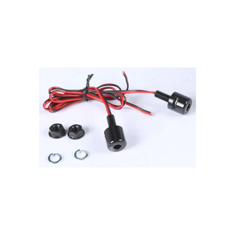 K&S Black Anodized Lighted License Plate Bolt – Led Illuminated – 225-9160Bk 1