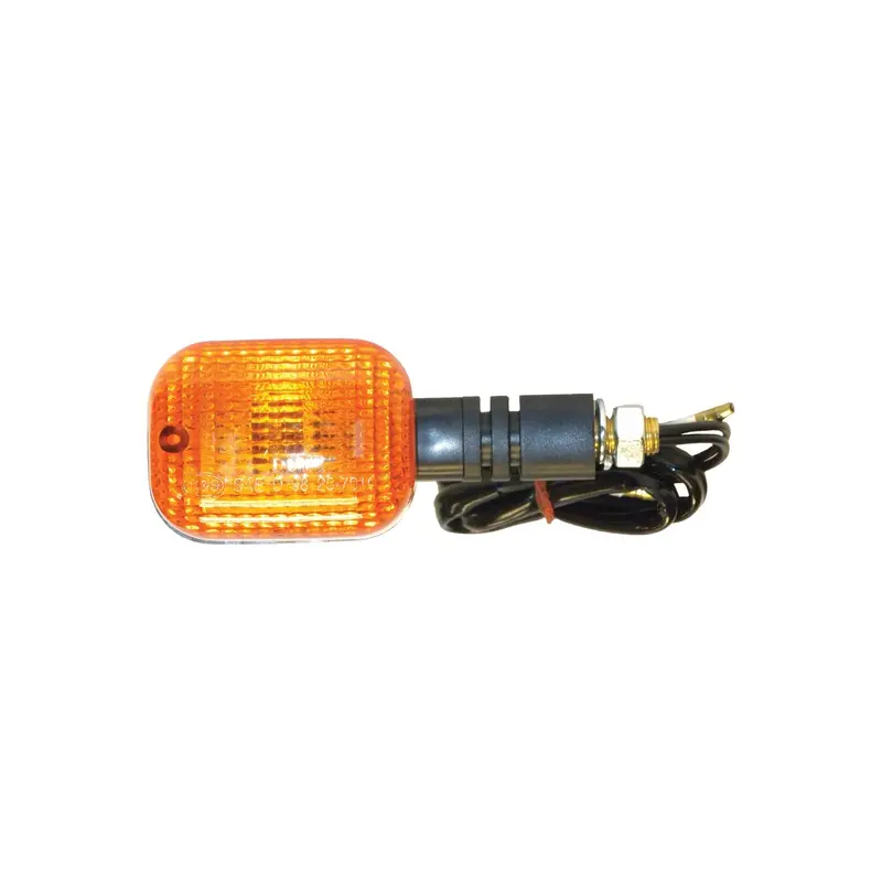 K&S Compact Black Led Turn Signals With Amber Lenses – Universal Fit – 225-7000 1