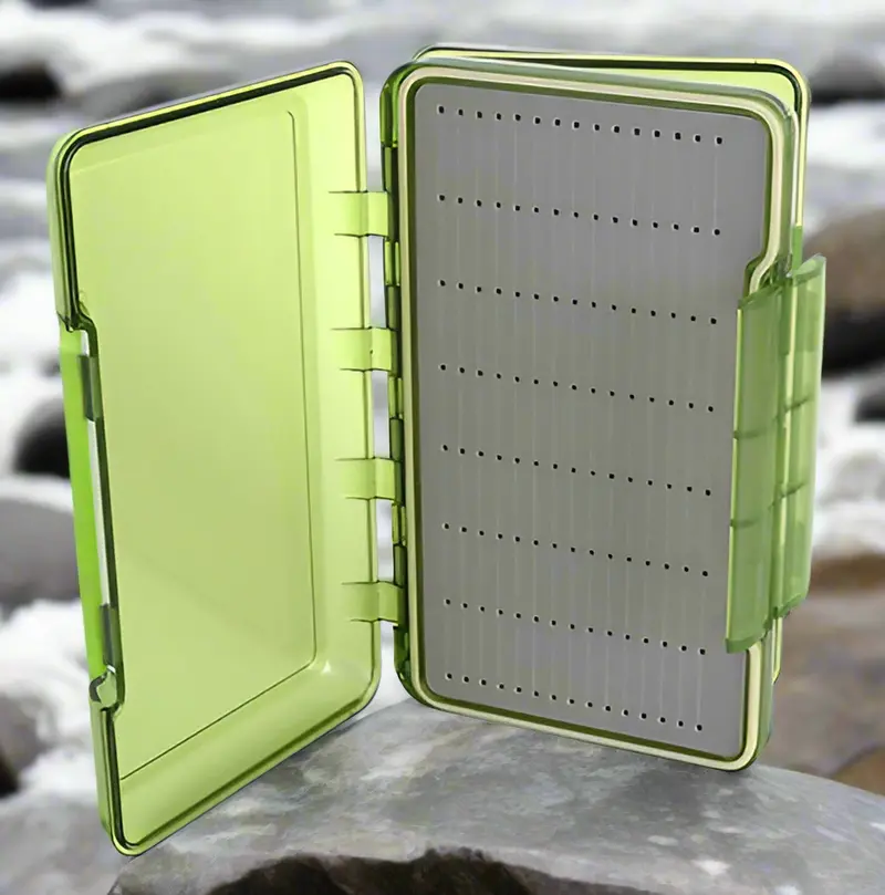 Large Double-Sided Streamer Fly Box – Waterproof Slit Foam Construction 1
