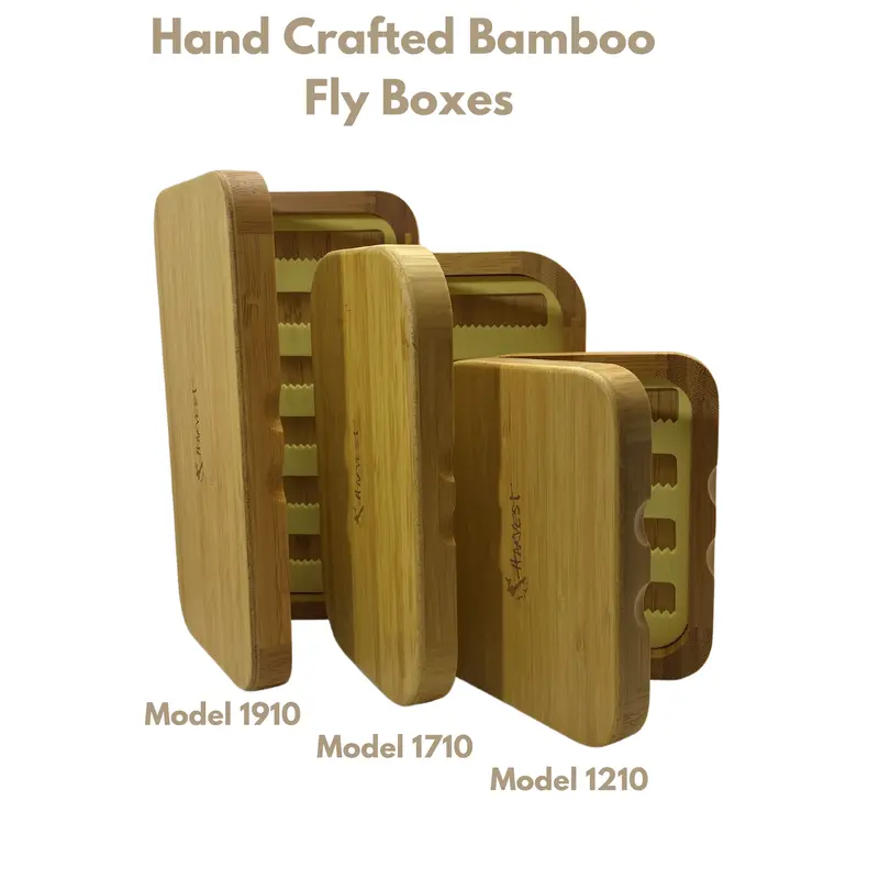 Lightweight Bamboo Fly Box – Waterproof Slit-Foam Tackle Organizer For Dry And Nymph Flies 1