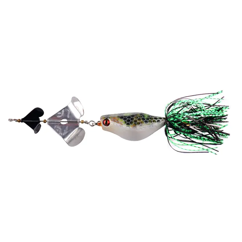 Lures Factory Mega Frox Fire Rep Hollow Body Frog 1