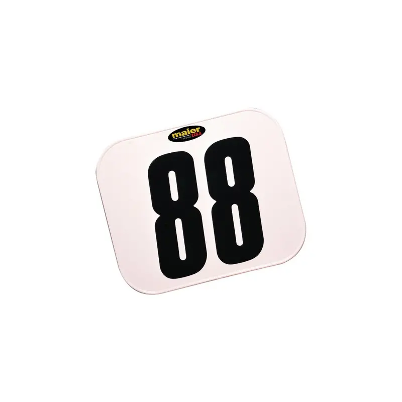 Maier Class C Rectangular License Plate Frame (White) – Model 65-0989 1