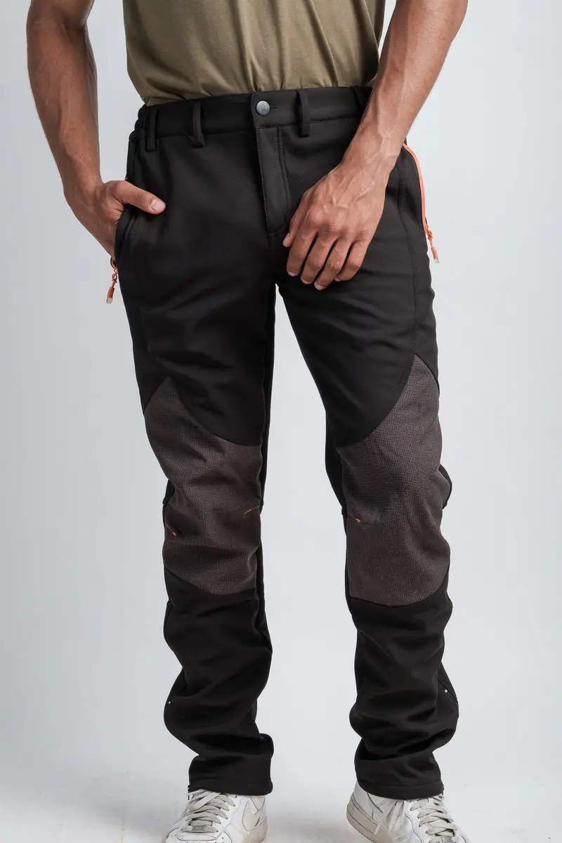 Men’S Black Adventure Pants – Durable Water-Resistant Outdoor Trousers 1