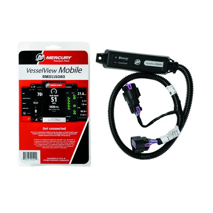 Mercury Smartcraft Vesselview Mobile Marine Monitoring Kit – Bluetooth Connectivity Enabled (8M0157078) 1