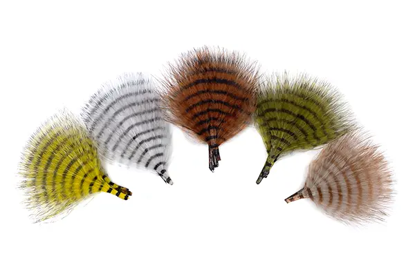 Mfc Mini Barred Buggerbou – Compact Barred Marabou For Small Streamers 1