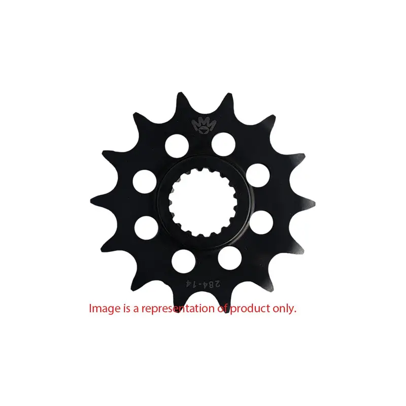 Mika Metals Steel Front Counter-Shaft Sprocket – 13T, 520 Pitch, Fits Kawasaki & Yamaha (Model 205-400313) 1