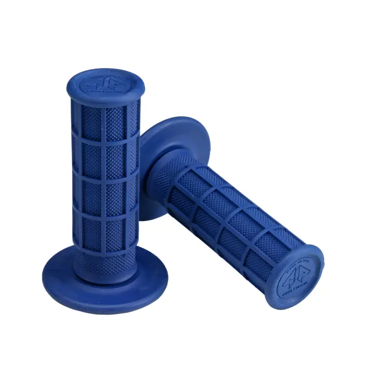 Mini Blue Handlebar Grips – 3/4-Inch Diameter, Universal Fit (Part #19-4122) 1