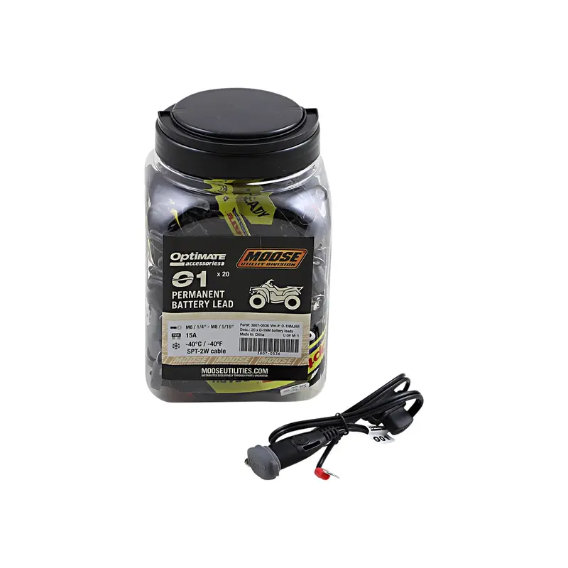 Moose Off-Road 20-Pack O1 Sae 12V Permanent Battery Leads 1