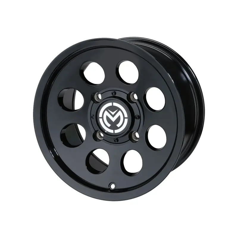 Moose Off-Road 26X14X7 Black Alloy Wheel – 4/156 Bolt Pattern, Front & Rear (Model 0230-1543) 1