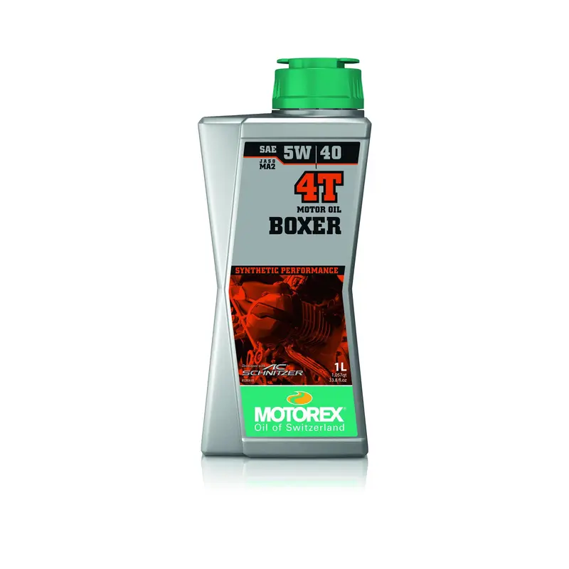 Motorex Boxer 4T Sae 5W-40 Oil – High-Performance Synthetic Motorcycle Oil, 1L (Case Of 10, 580-1240) 1