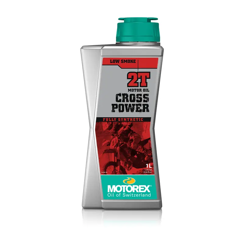 Motorex Cross Power 2T Premix Oil – Biodegradable Two-Stroke Lubricant, 1L (Case Of 10), 580-1020 1