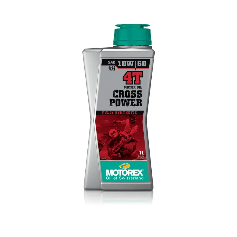 Motorex Cross Power 4T Oil – 10W-60 Racing-Grade, 1L (Case Of 10), 580-1150 1