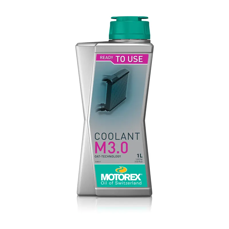 Motorex M3.0 Ready-To-Use Coolant – Pre-Mixed Formula, 1L Bottle (Case Of 10), 580-1350 1