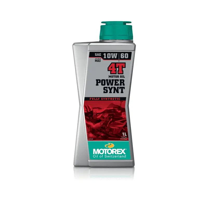 Motorex Power Synt 4T Oil – 10W-60 Full Synthetic, 1L (Case Of 10), 580-1215 1