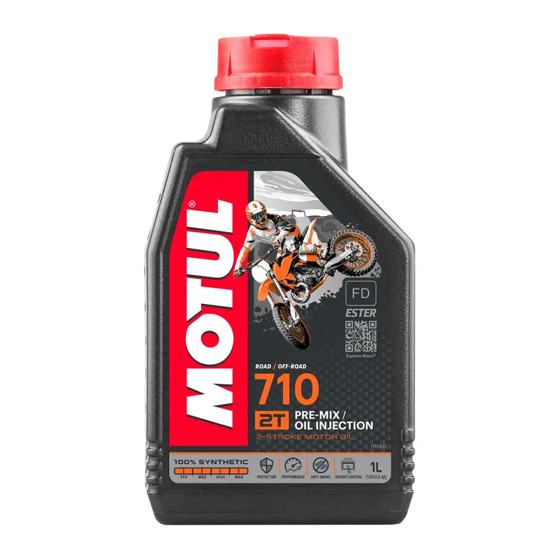 Motul 710 Racing Premix 2-Stroke Oil – High-Stability Formula, 1-Litre 1