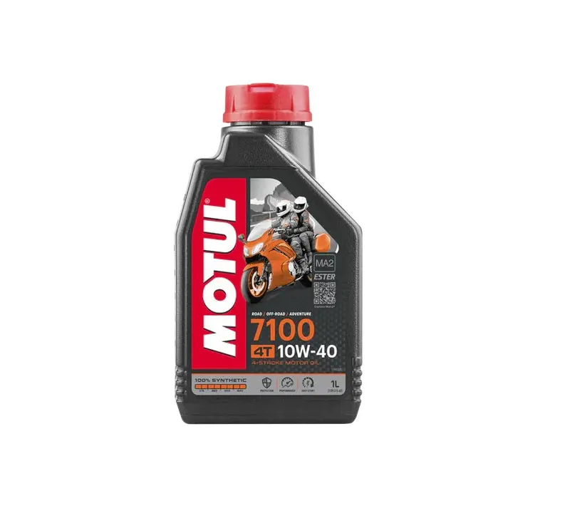 Motul 7100 4T 10W-40 Motorcycle Engine Oil – Fully Synthetic, Jaso Ma2 Certified (82-2051) 1