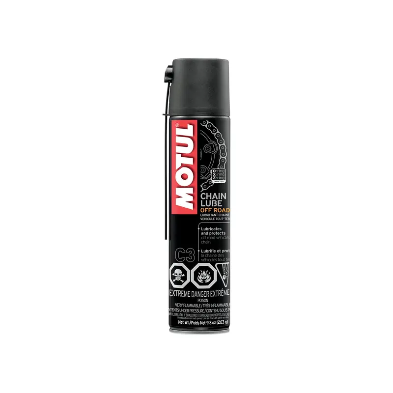 Motul Off-Road Chain Lube 9 – 3Oz Aerosol Spray For Dirt Bike Chains 1