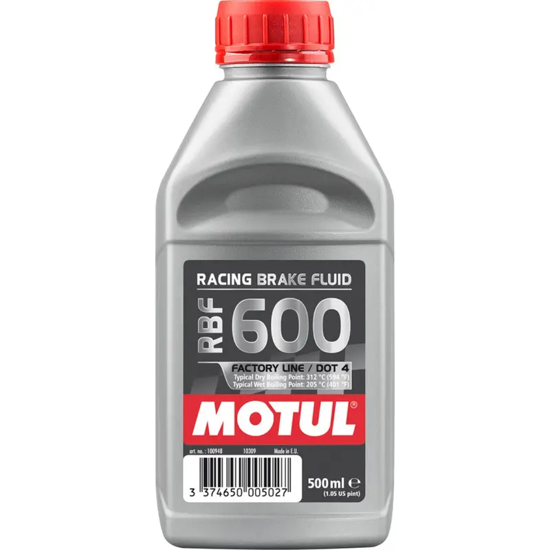 Motul Rbf 600 Racing Brake Fluid – 500 Ml Dot 4 High-Temp Formula, #82-2156 1