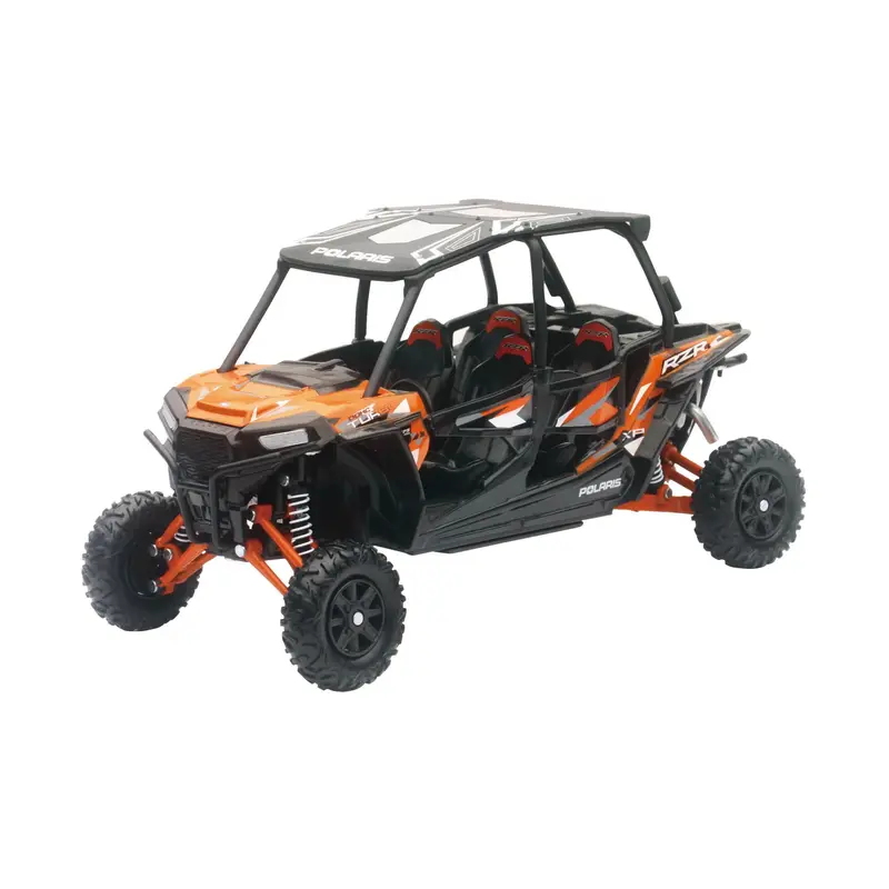 New-Ray 1:18 Polaris Rzr 4 Turbo Xp Utv Replica – Vibrant Orange (959-0093) 1