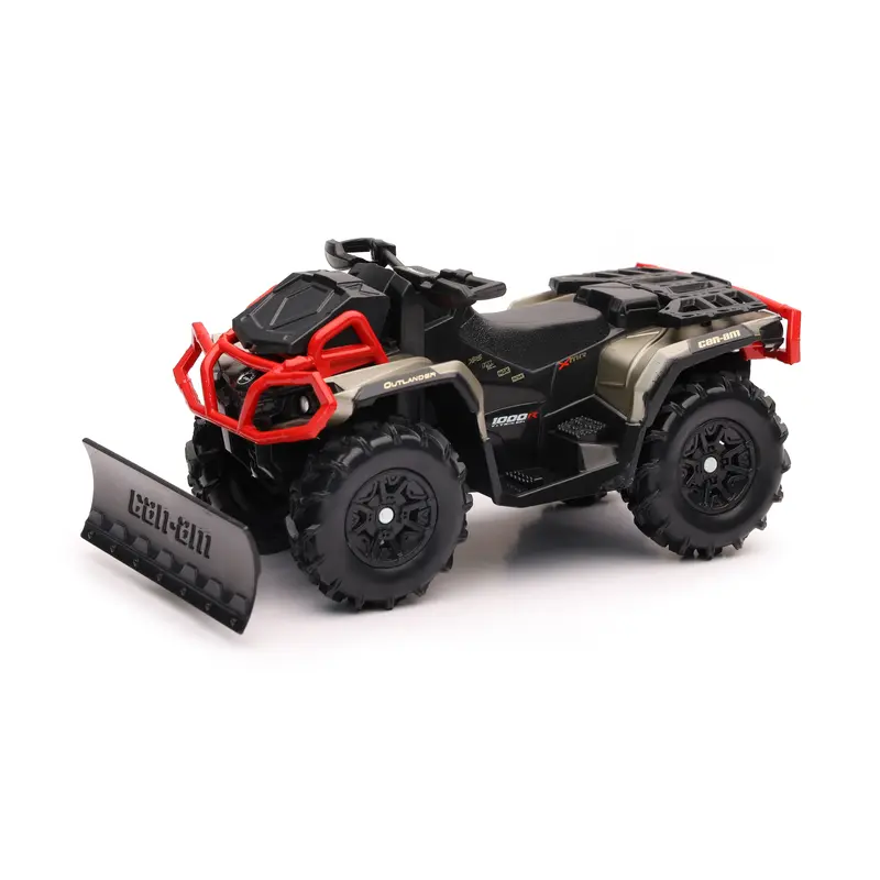 New-Ray 1:20 Scale Can-Am Outlander X Mr 1000R With Plow Attachment – Functional Mini Utv (Model 959-0149) 1
