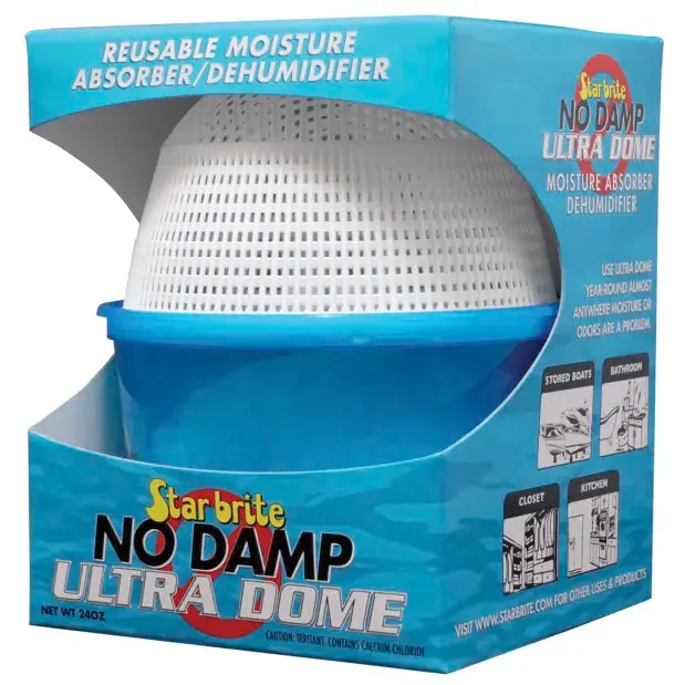 No Damp Ultra Dome Dehumidifier Cleaner – Refillable 24 Oz Granule Bucket 13-9297 1
