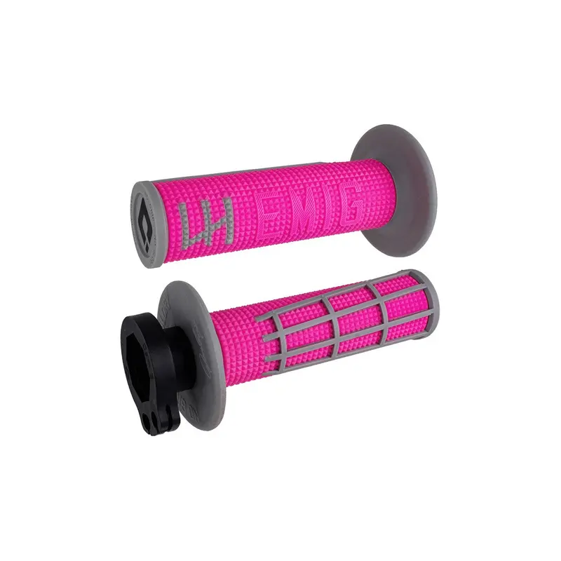 Odi Emig 2.0 V2 Lock-On Grips – Pink & Grey 1