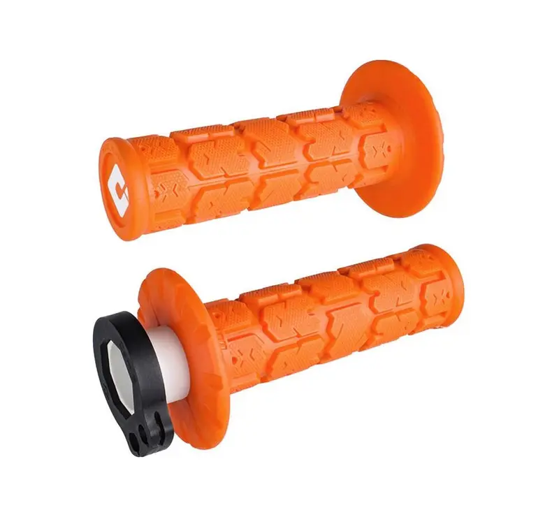 Odi H36Rgo Off-Road Handlebar Grips – Lock-On Orange Grips With Vibration Dampening 1
