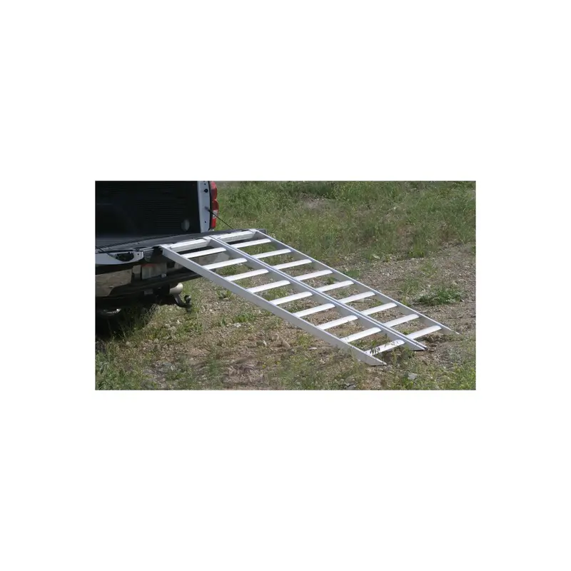 Open Trail Extra-Wide Folding Aluminum Ramp – 84 In × 48 In, 1500 Lb Capacity – 61-0724 1