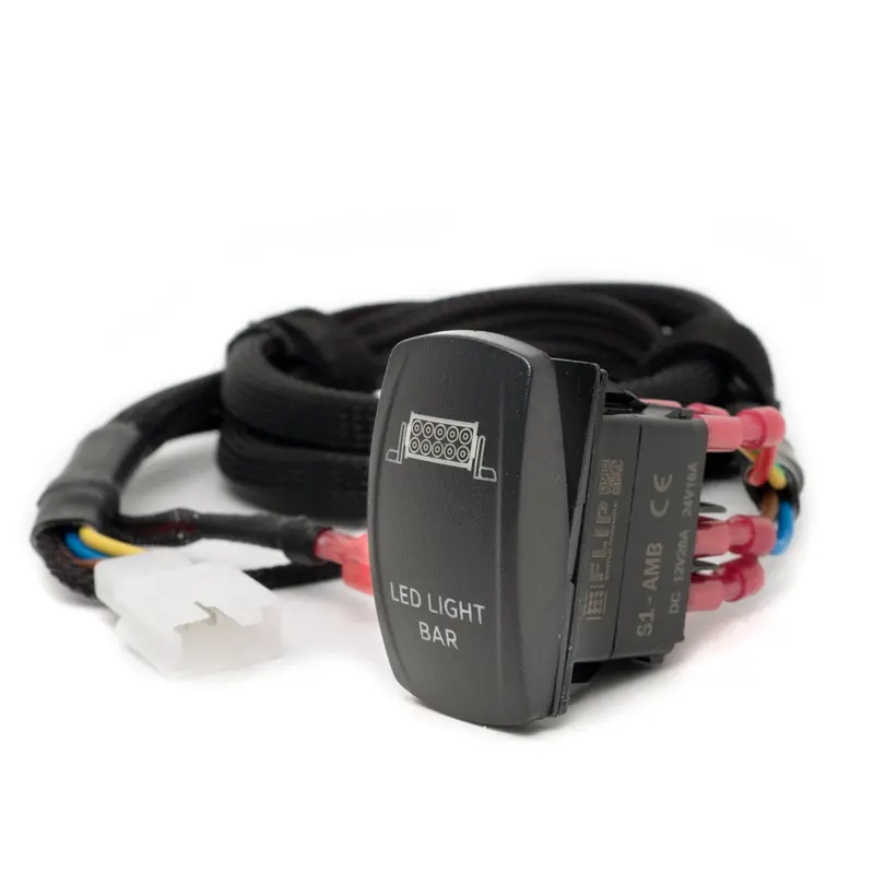 Open Trail Pro-Series Dash Switch With Ez Harness – Led Light Bar Control 1