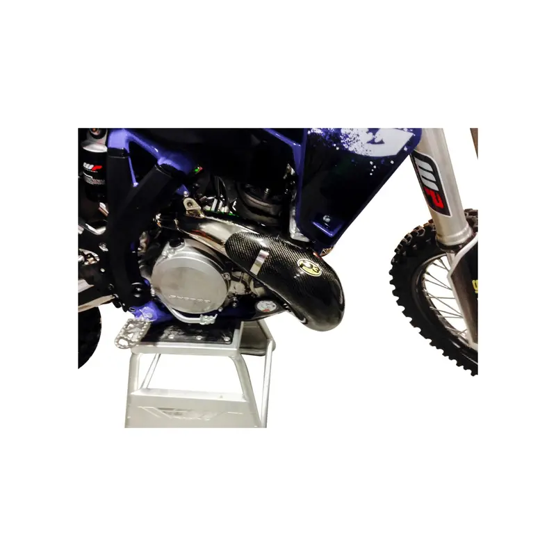 P3 Carbon Fiber Pipe Guard – Lightweight Exhaust Protection For Off-Road Bikes (Model 670-104560) 1