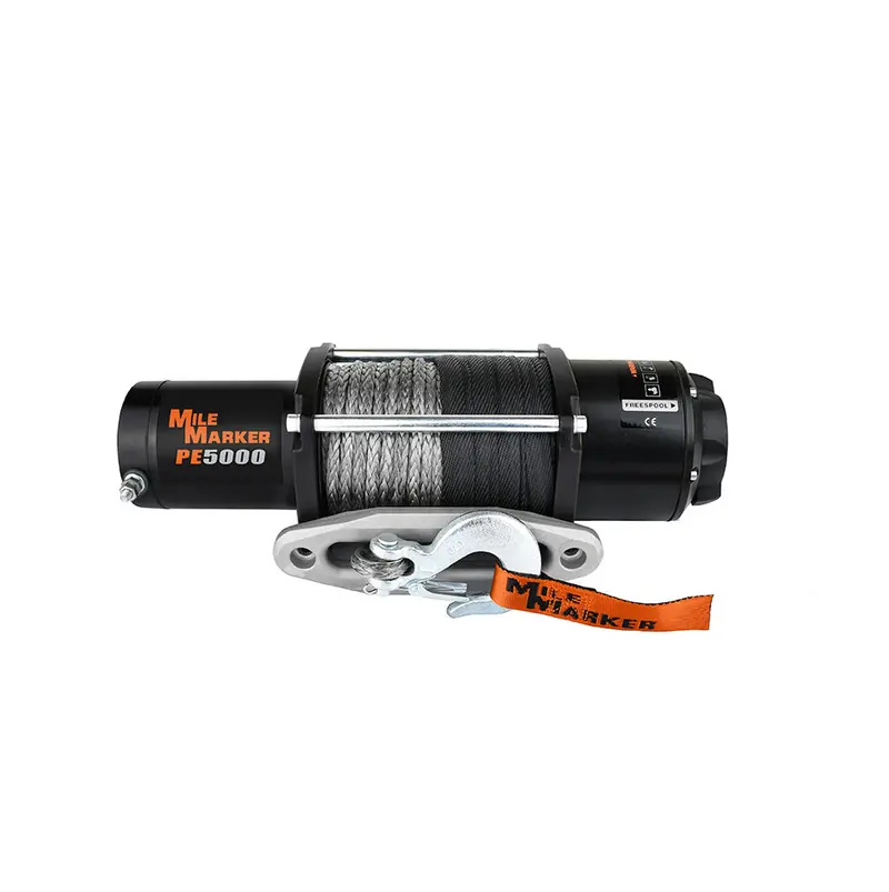 Pe5000 Winch With Synthetic Rope – 5,000-Pound Atv/Utv Recovery System 1
