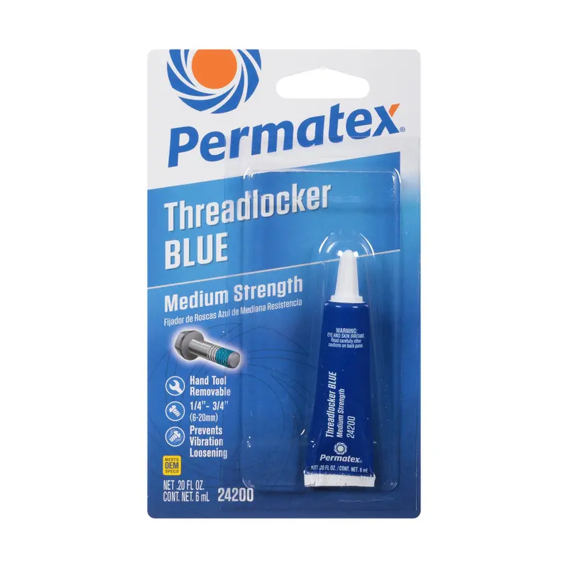 Permatex Medium-Strength Blue Threadlocker – 6 Ml Precision Formula 1