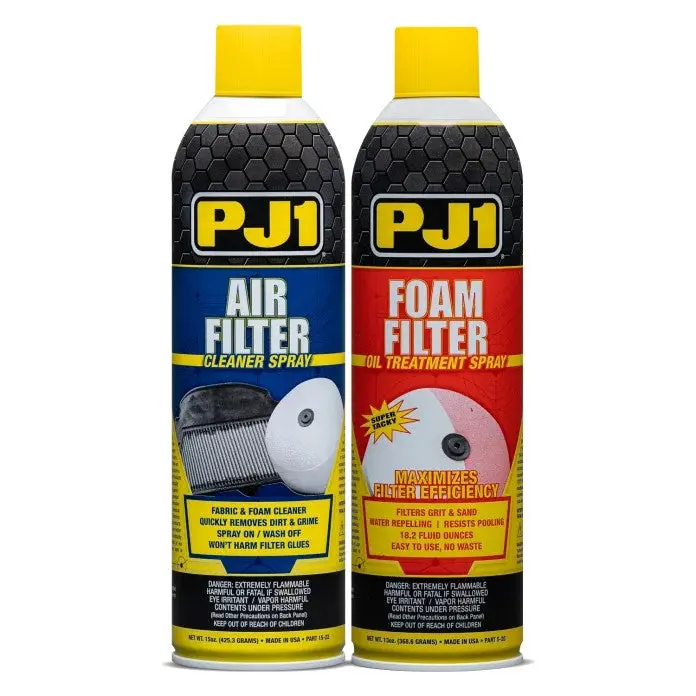 Pj1 Foam Air Filter Cleaning & Maintenance Kit – Includes Cleaner, Oil, And Brush – Model 57-1521 1