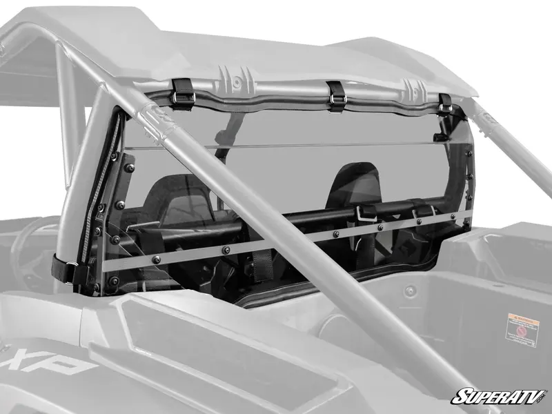 Polaris Rzr Xp Standard Polycarbonate Rear Windshield – Light Tint (Rws-P-Rzrxp-76) 1