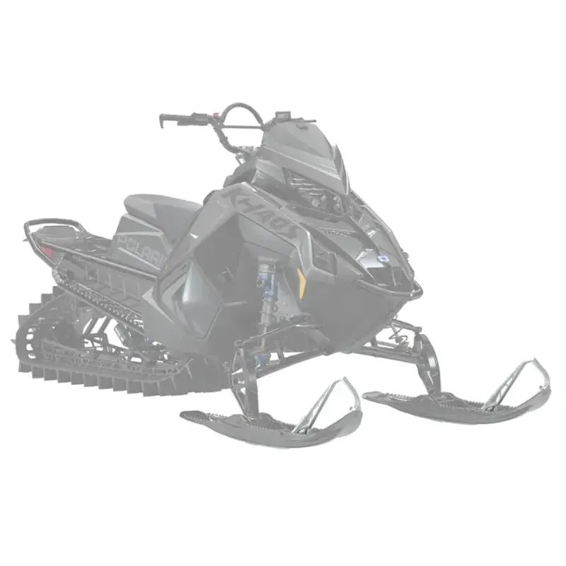 Polaris Snowmobile Ski Toe Kit – Pair, White Finish (Part #2889421-133) 1