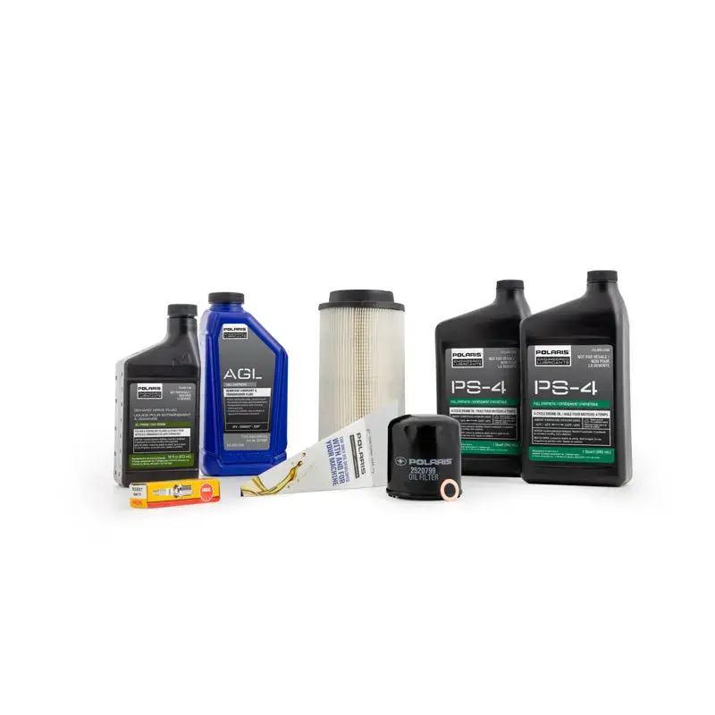 Polaris Sportsman Atv Maintenance Kit – Ps-4 5W-50 Full Synthetic Oil, Demand Drive & Agl Fluid, Air & Oil Filters, Spark Plugs (2830549) 1