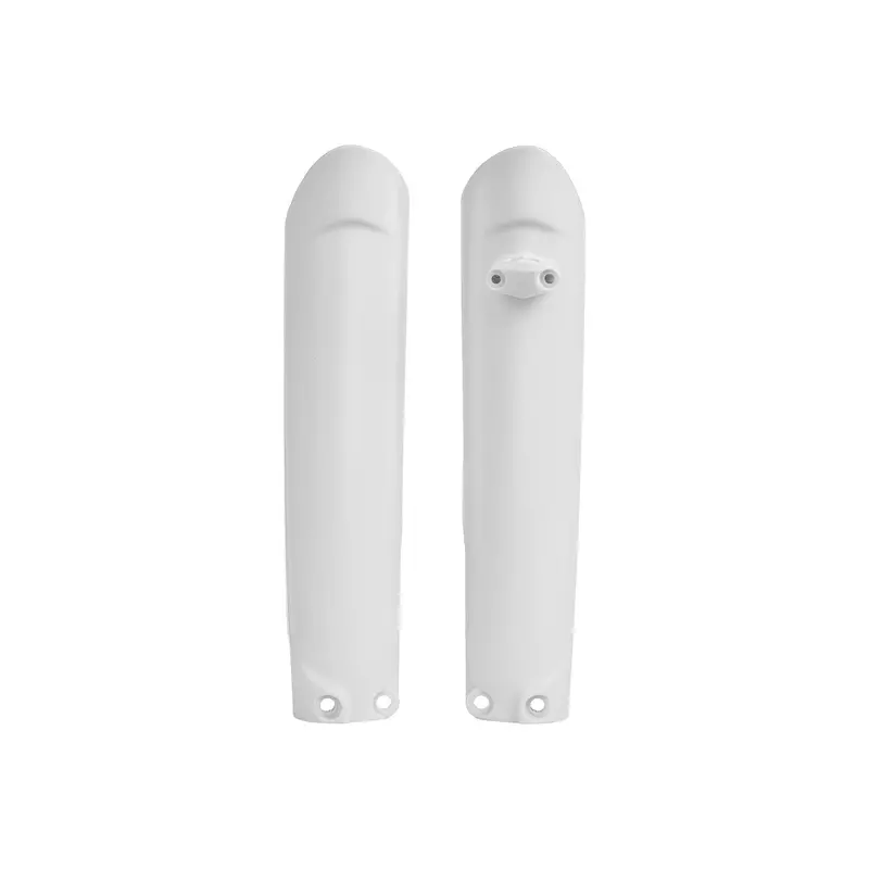 Polisport Fork Guards – Crisp White Protective Set For Fork Tubes (Model 64-0003) 1