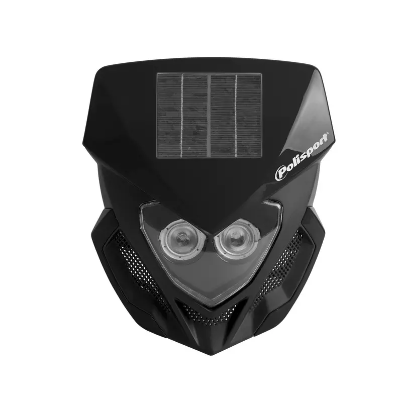 Polisport Lookos Solar-Powered Headlight In Matte Black 1
