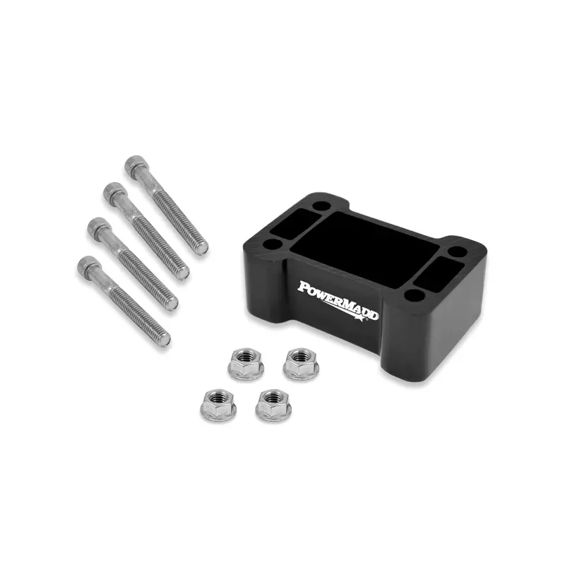 Powermadd Non-Pivot Riser Block – 1" Tall, Compatible With Pol Pro Taper Snowmobiles – #44-8300 1