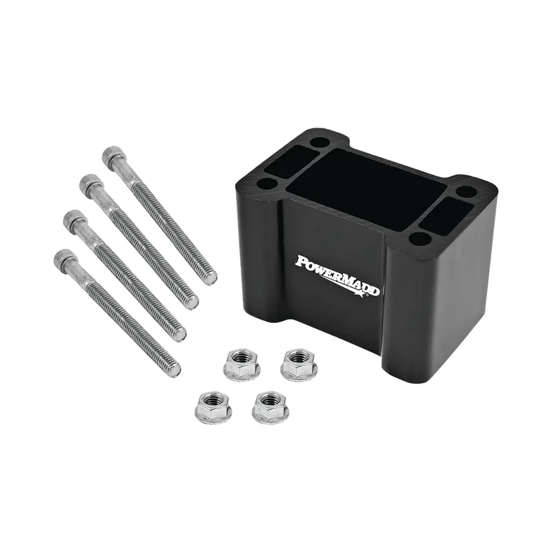 Powermadd Non-Pivot Riser Block – 2" Tall, Rigid Mount – #44-8304 1