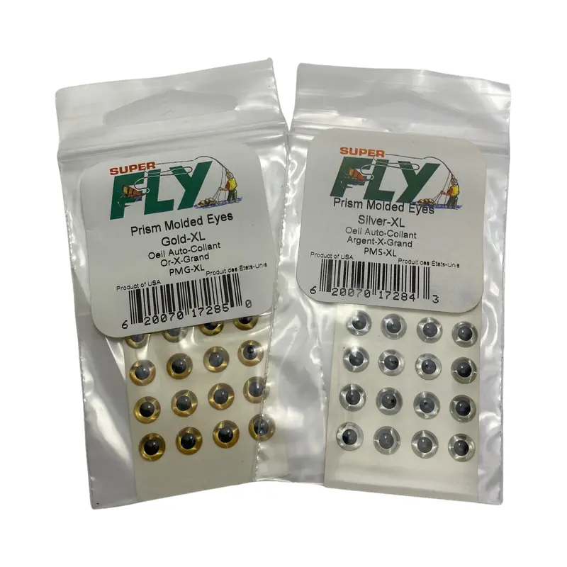 Prism Molded Fly Eyes – Durable 3D Resin Eyes For Streamers And Baitfish Imitations 1