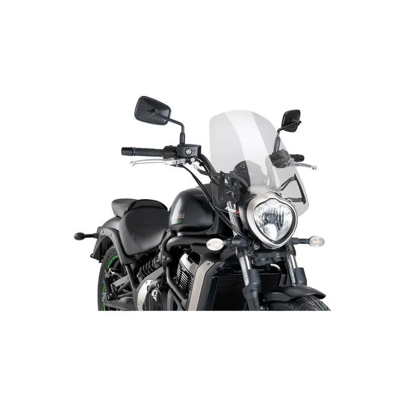 Puig Naked New Gen Touring Windscreen – Clear Polycarbonate, Universal Fit 1